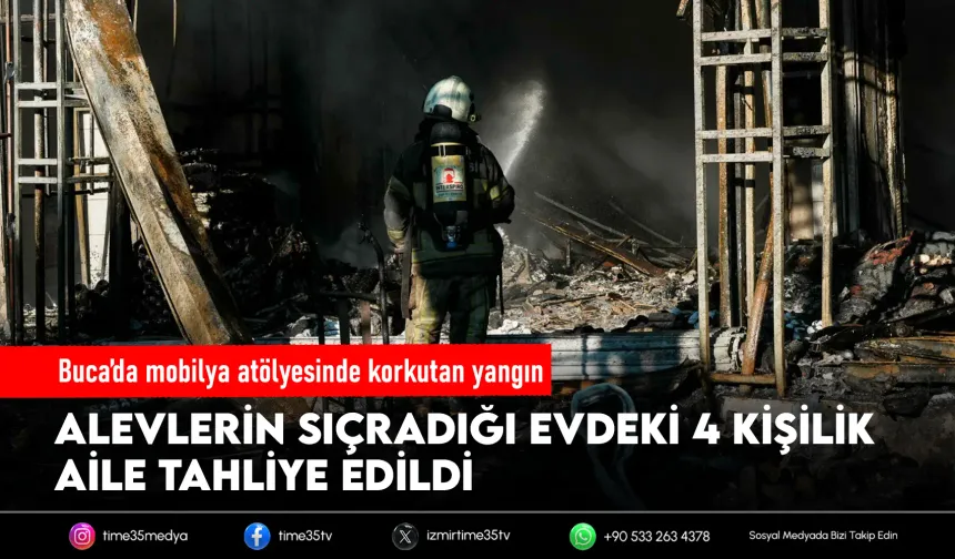 İzmir İtfaiyesi’nden hayat kurtaran müdahale