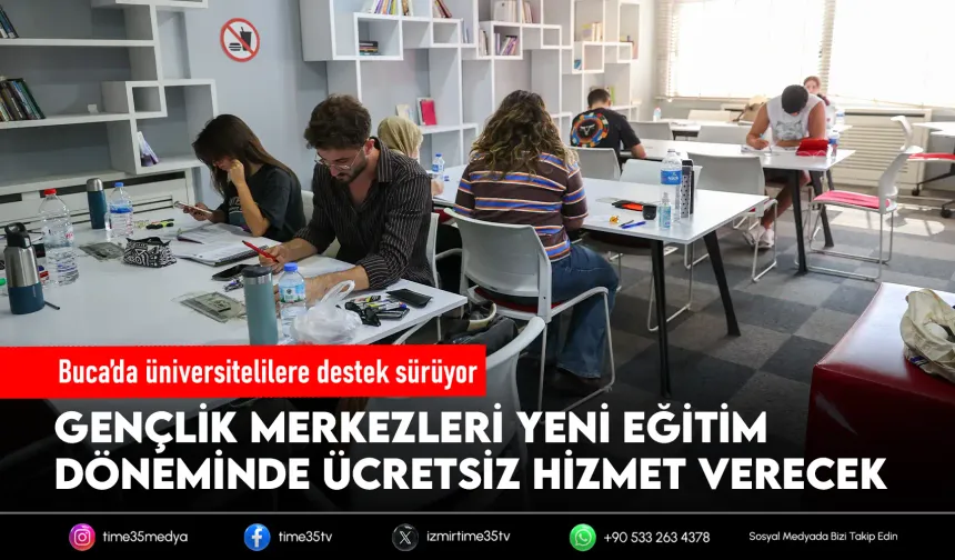 Buca’da üniversitelilere tam destek