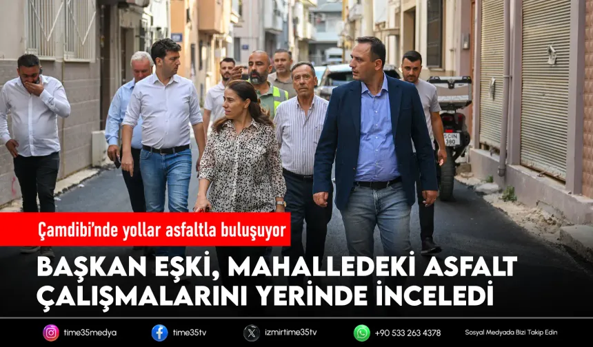 Bornova’da 282 sokaklık asfalt seferberliği