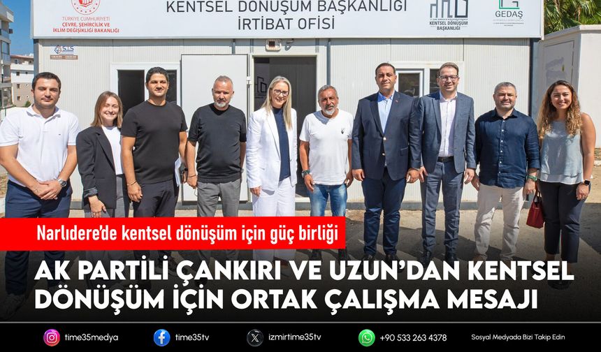 Narlıdere’de kentsel dönüşüm için güç birliği