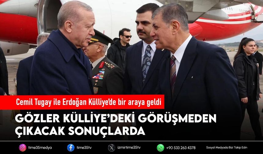 Cemil Tugay ile Erdoğan Külliye’de bir araya geldi