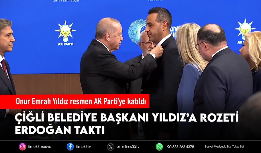 Onur Emrah Yıldız resmen AK Parti’ye katıldı