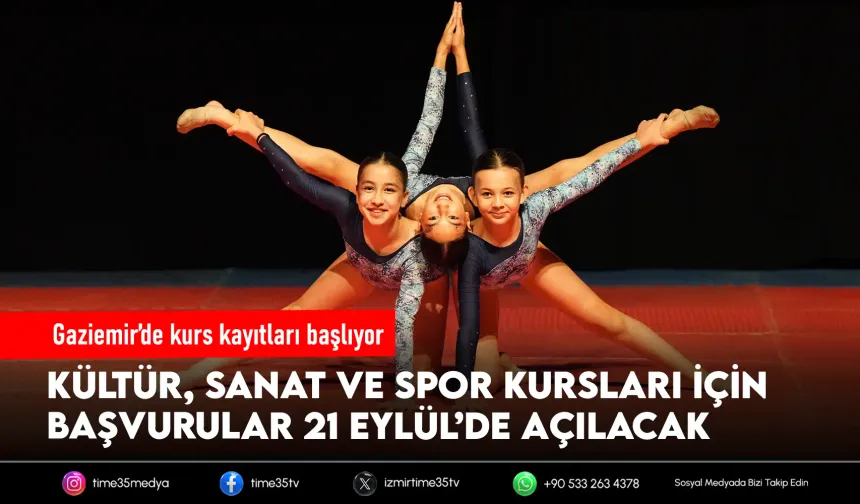 Gaziemir’de kış dönemi kurs kayıtları başlıyor