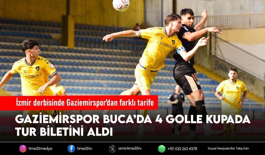 İzmir derbisinde Gaziemirspor’dan farklı tarife