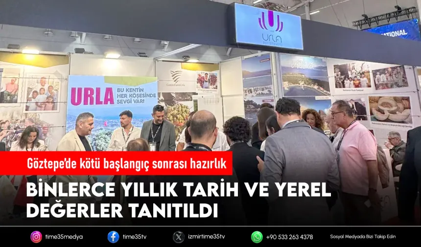 Urla turizm fuarında uluslararası vitrine çıktı