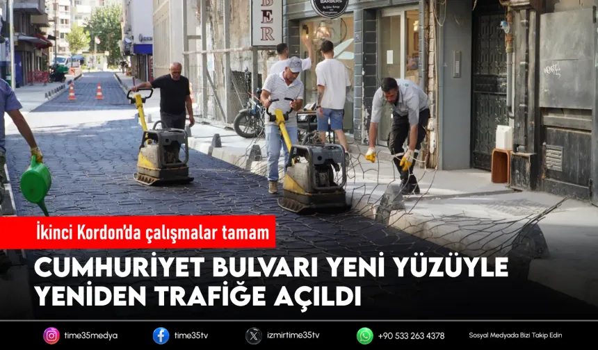 İkinci Kordon’da yenileme tamamlandı