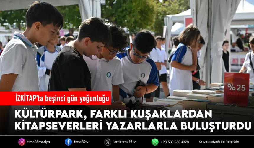İZKİTAP’ta edebiyat ve kitaplarla dolu buluşmalar sürüyor