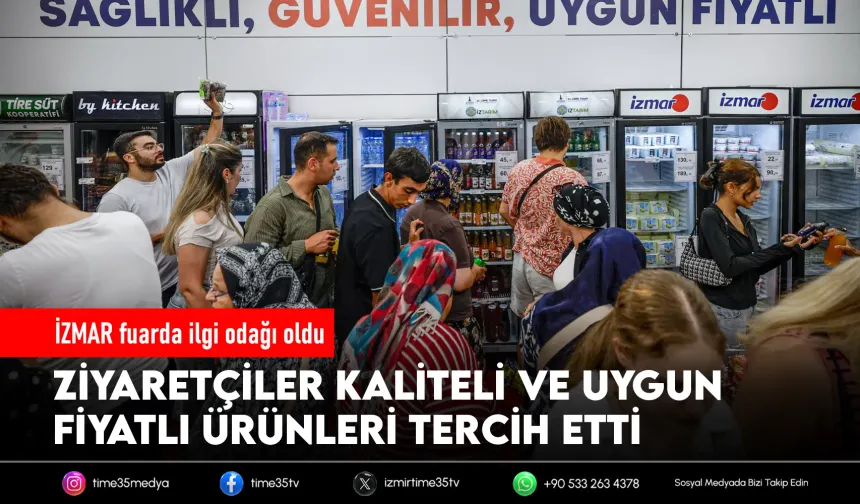 İzmir Fuarı’nda İZMAR standı ilgi odağı oldu