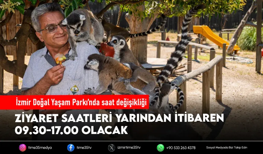 Doğal Yaşam Parkı’nda kış saati uygulaması başlıyor