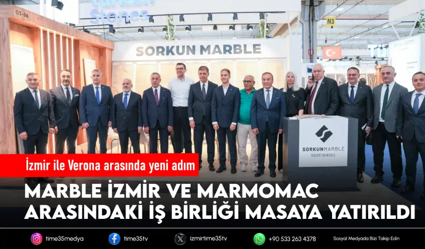 Başkan Tugay’dan İtalya’da Marble İzmir temasları