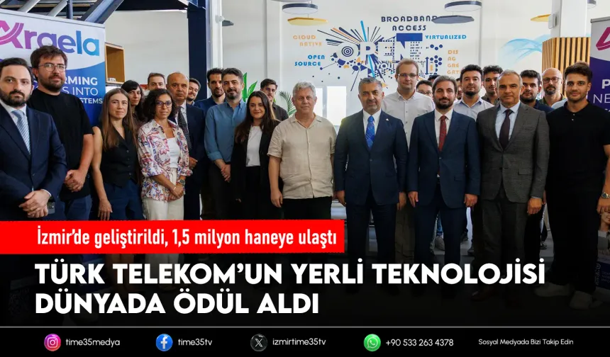 İzmir’de geliştirilen yerli teknoloji 1,5 milyon haneyi aştı