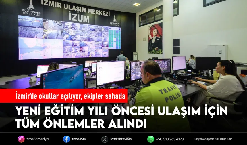 İzmir Büyükşehir Belediyesi’nden 14 Eylül teyakkuzu