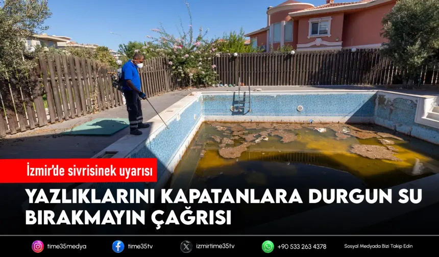 Sivrisinekle mücadele dört mevsim sürüyor