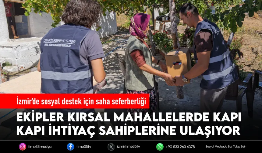 İzmir’de sosyal destek için çalınmadık kapı kalmayacak