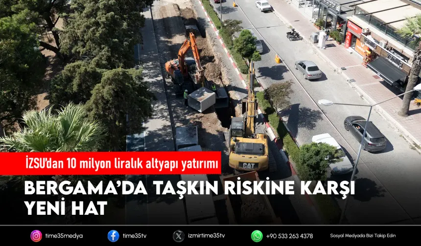 İZSU’dan 10 milyon liralık altyapı yatırımı