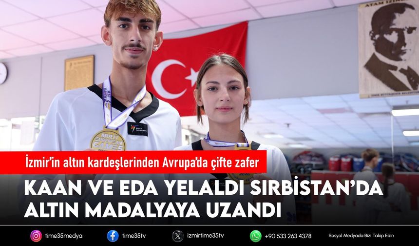 İzmir’in altın kardeşlerinden Avrupa’da çifte zafer