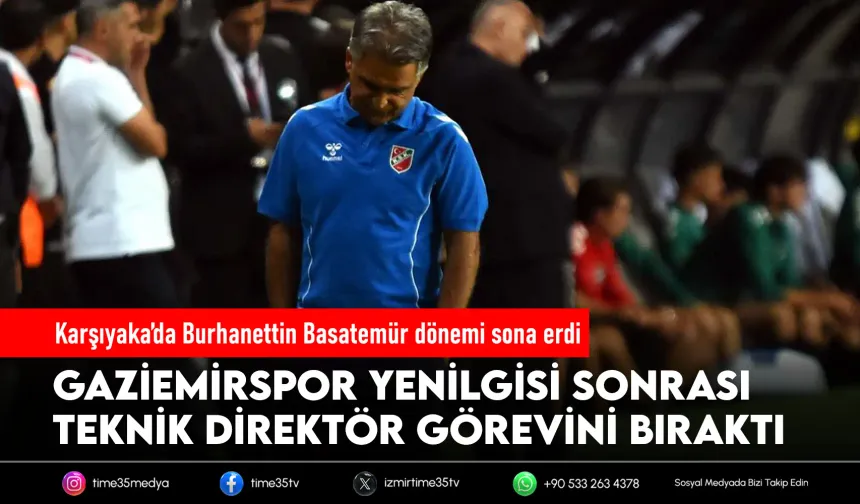 Karşıyaka’da Gaziemirspor yenilgisi sonrası istifa