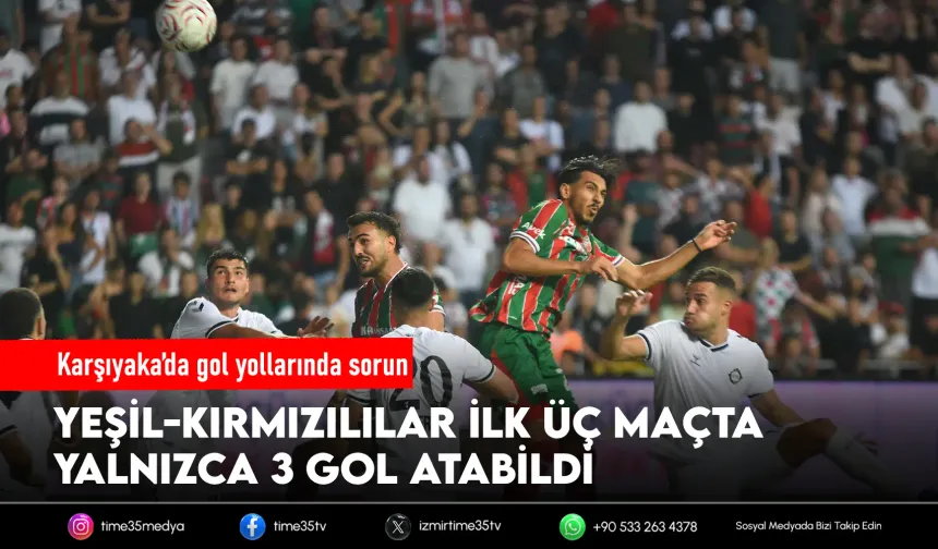 Karşıyaka’da gol yolları alarm veriyor