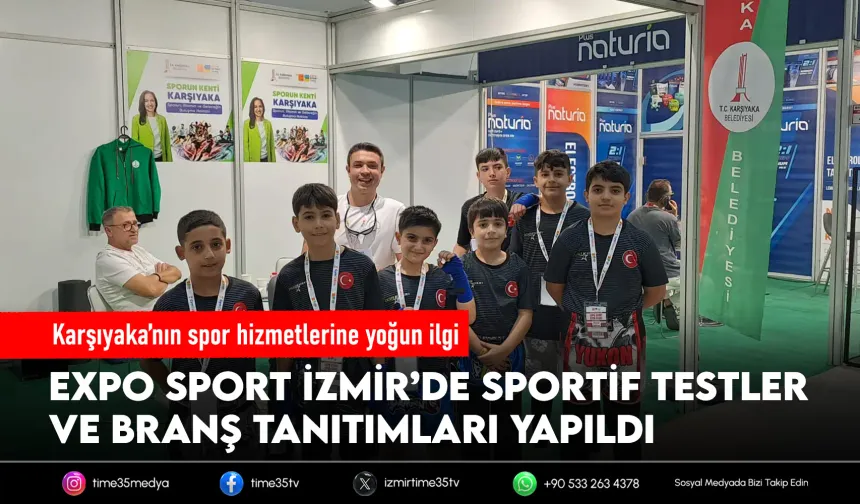 EXPO Sport İzmir’de Karşıyaka Belediyesi’ne yoğun ilgi