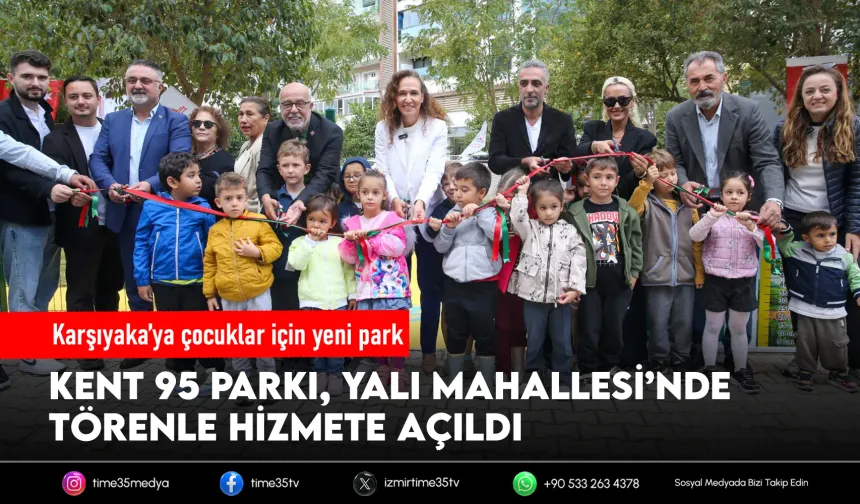 Karşıyaka’da miniklere özel yeni park açıldı