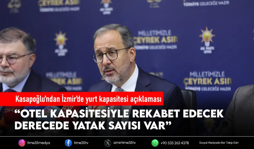Kasapoğlu: İzmir’de yurt kapasitesi 42 bine yükseldi