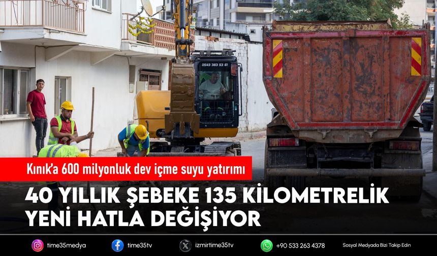Kınık’a 600 milyonluk dev içme suyu yatırımı