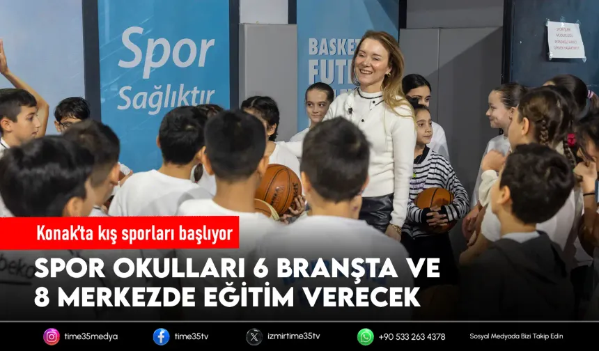 Konak’ta Kış Spor Okulları başlıyor