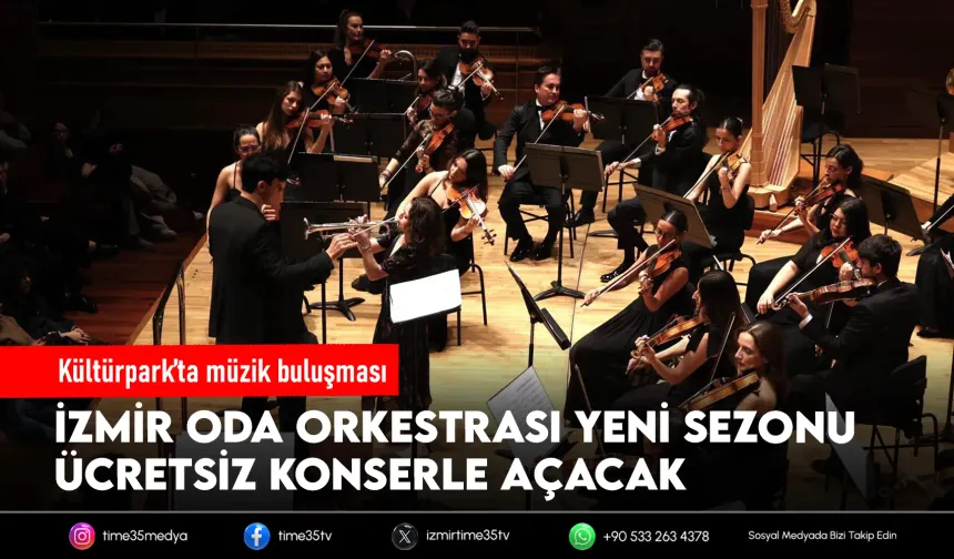 İzmir Oda Orkestrası, sezonu Zeytin Sahne’de açıyor