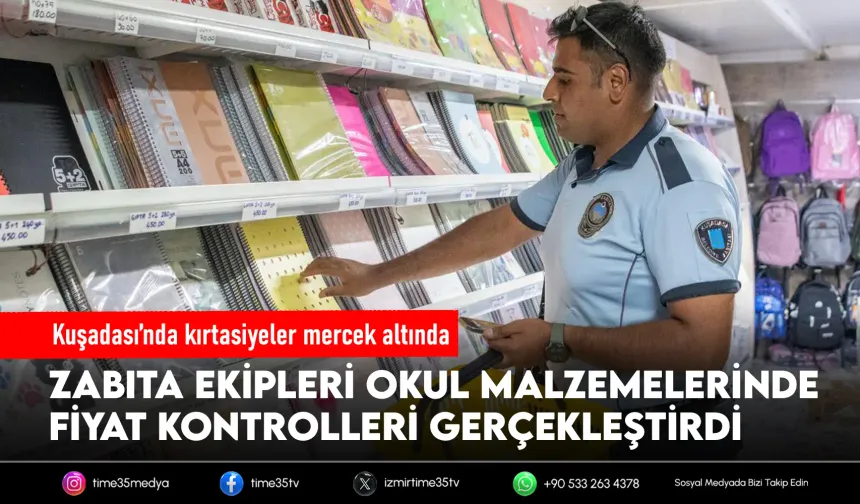 Kuşadası Belediyesi’nden kırtasiyelere sıkı denetim
