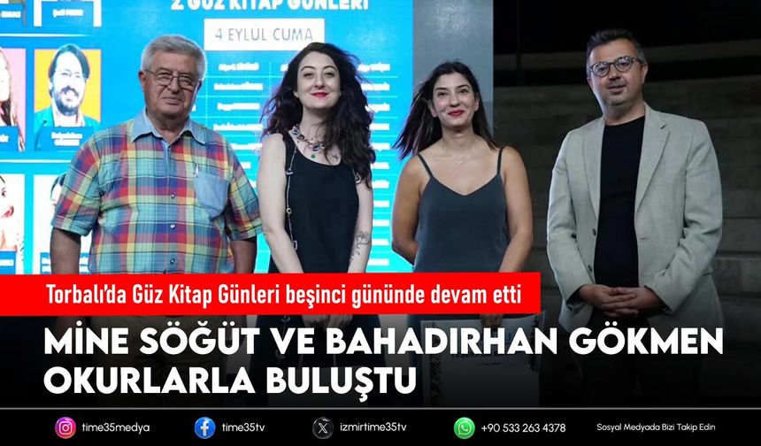 Torbalı’da Güz Kitap Günleri beşinci gününde devam etti