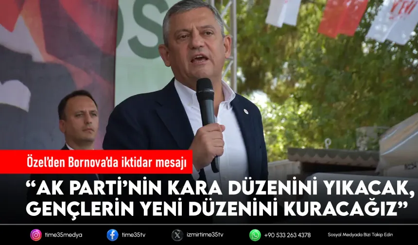 Özgür Özel: AK Parti’nin kara düzenini yıkacağız