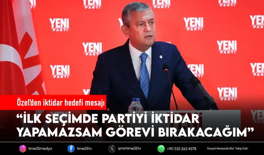 Özgür Özel: Seçimi kazanamazsam görevi bırakacağım