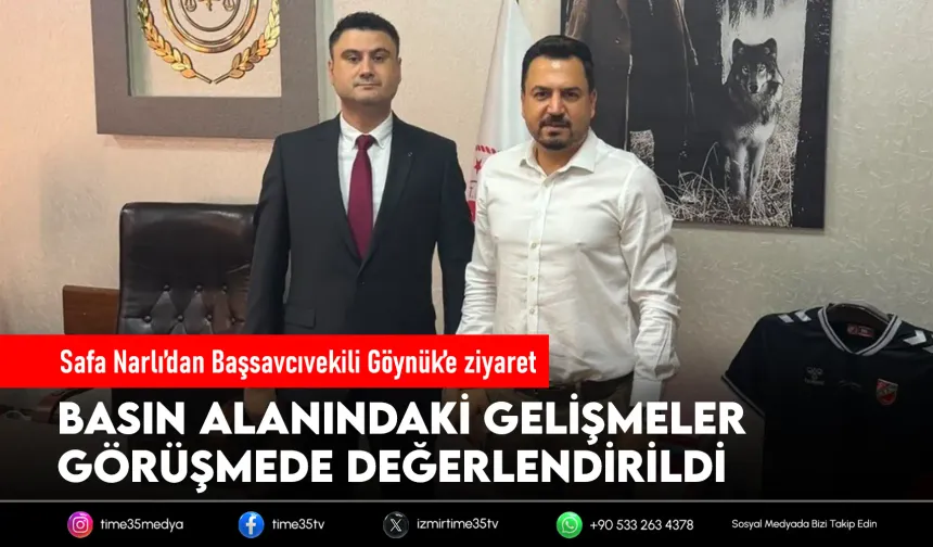 Safa Narlı’dan Başsavcıvekili Göynük’e ziyaret