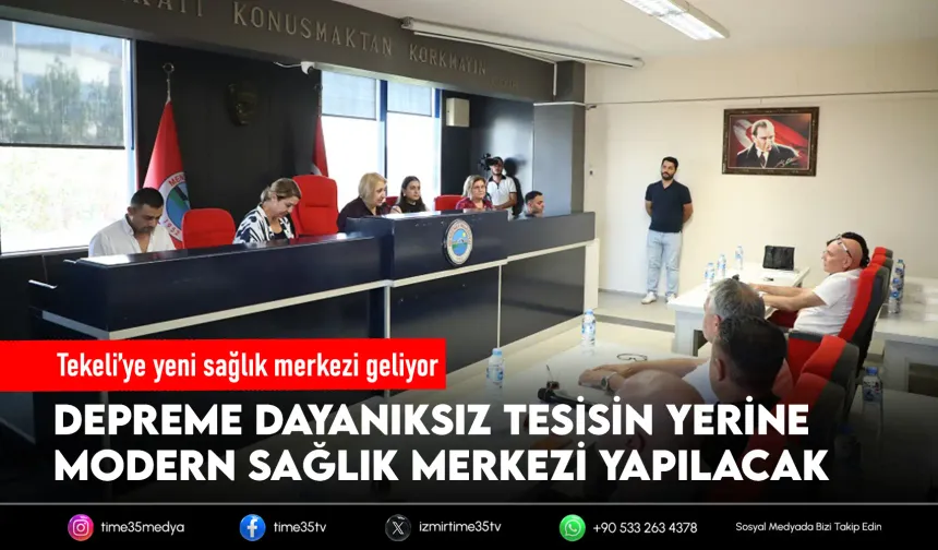 Menderes’e sağlık merkezi için olağanüstü meclis