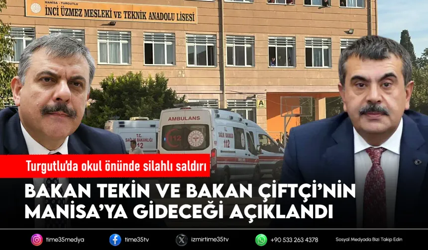 Turgutlu saldırısı sonrası iki bakan Manisa’ya gidiyor