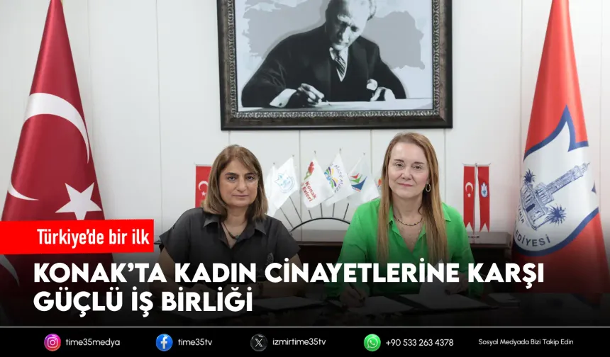 Konak’ta kadın cinayetlerine karşı iş birliği