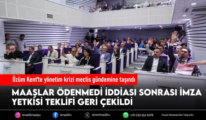 Üzüm Kent’te yönetim krizi meclis gündemine taşındı