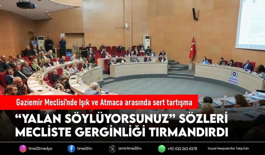 Gaziemir Meclisi’nde Işık ve Atmaca arasında sert tartışma