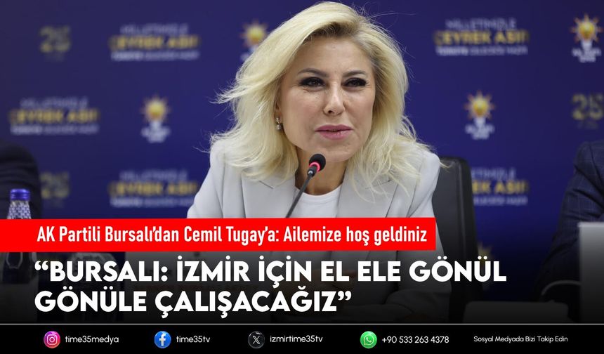 AK Partili Bursalı’dan Cemil Tugay’a: Ailemize hoş geldiniz