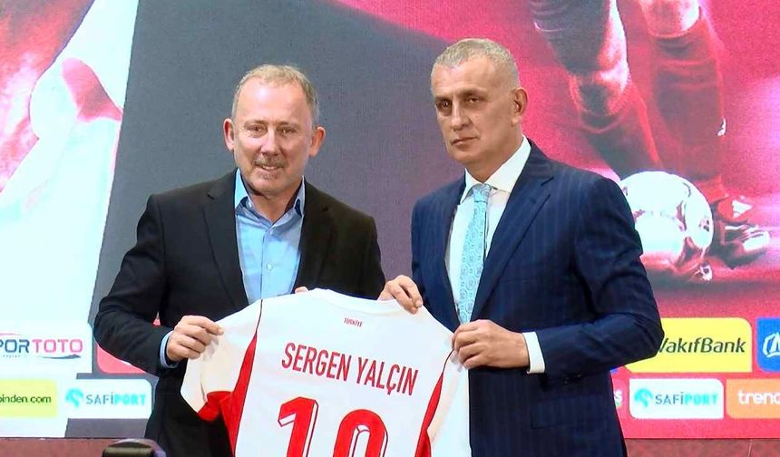 Milli Takım'da Sergen Yalçın dönemi resmen başladı