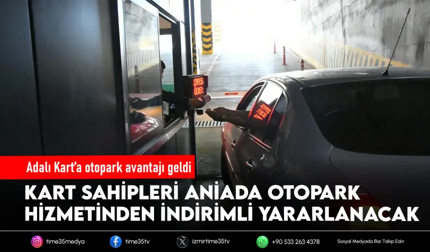 Adalı Kart’a otopark avantajı: Yüzde 20 indirim