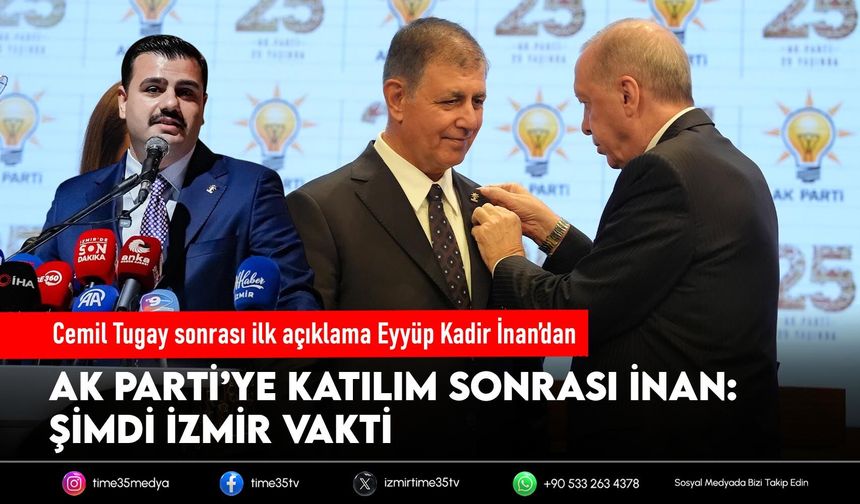 Cemil Tugay sonrası ilk açıklama Eyyüp Kadir İnan’dan