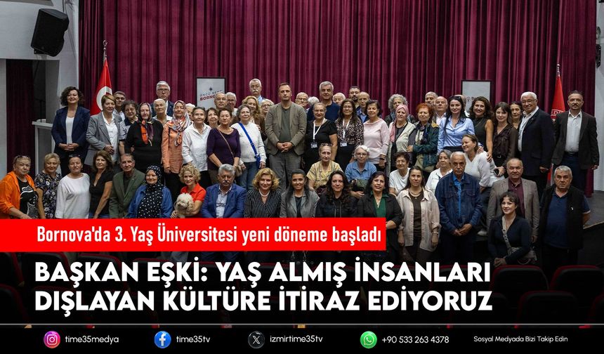 Bornova'da 3. Yaş Üniversitesi yeni döneme başladı