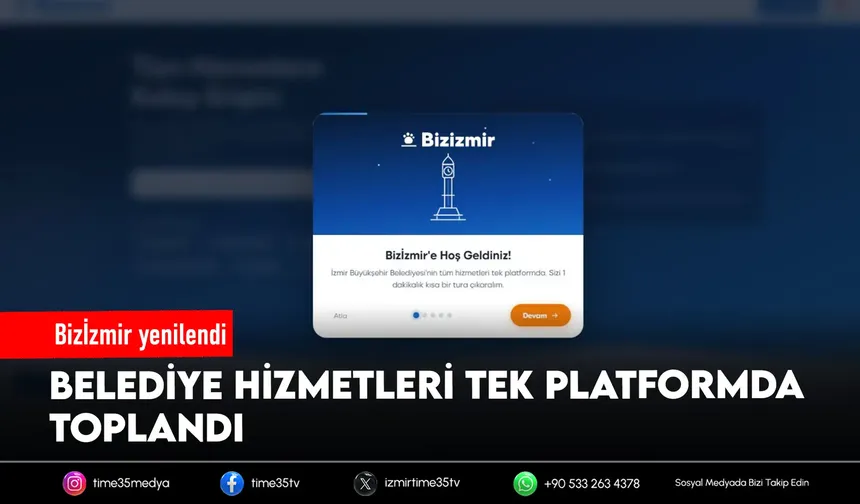 Büyükşehir’in dijital hizmet platformu Bizİzmir yenilendi