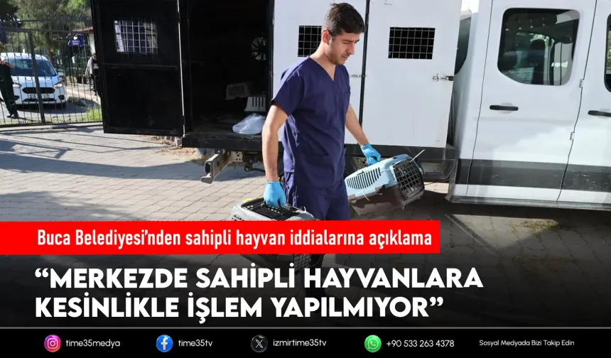 Buca Belediyesi’nden sahipli hayvan iddialarına yanıt