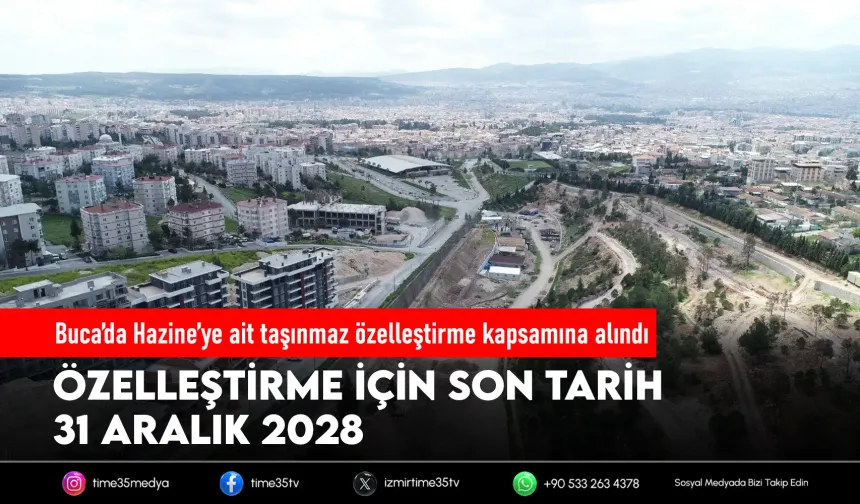 Buca Tınaztepe’deki taşınmaz özelleştirilecek