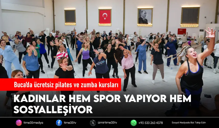 Bucalı kadınlar kış spor kurslarını çok sevdi