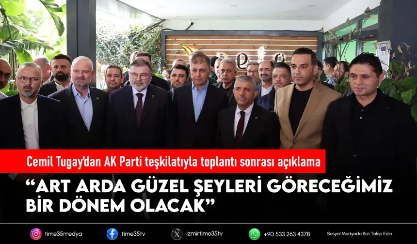 Tugay: Art arda güzel şeyleri göreceğimiz bir dönem olacak