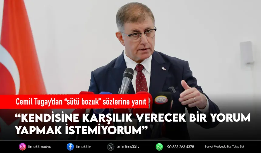 Tugay’dan Özel’in sözlerine yanıt: “Kötü söz sahibine aittir”