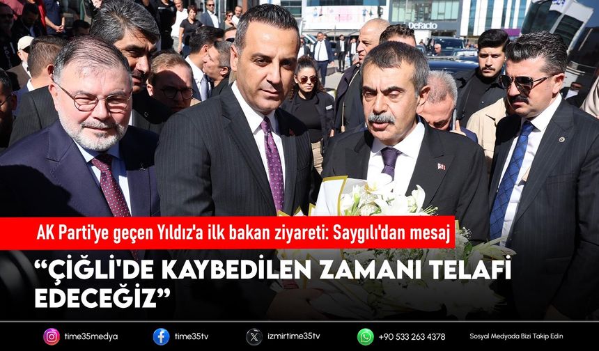 AK Parti'ye geçen Yıldız'a ilk bakan ziyareti: Saygılı'dan mesaj